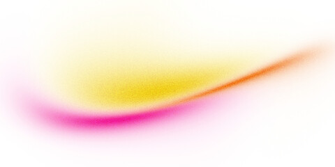 Poster - Yellow pink abstract gradient shape on transparent background. Dynamic yellow pink gradient wave design element.