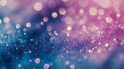 Poster - Colorful Bokeh Abstract Background with Glitter Effects
