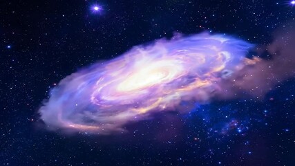 Wall Mural - cloud colorful starry video galaxy nebula cosmos night space star sky universe astronomy light scien
