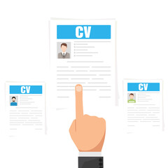 Fototapete - Business process management and automation concept with person moving wooden pieces on flowchart diagram. Workflow implementation to improve productivity and efficiency. Management and organization CV