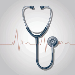 Wall Mural - stethoscope   