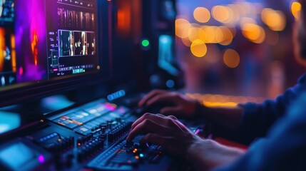 Poster - discuss the art of film editing.