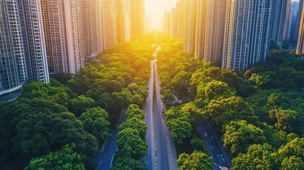 Poster - Urban sustainability focuses on creating cities that are resilient, inclusive, and eco-friendly.
