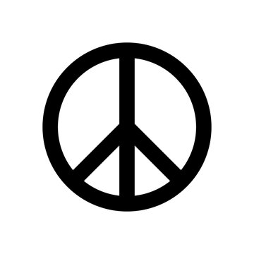 peace symbol icon. peace sign