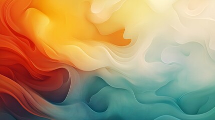 Poster - Abstract background with stylized image of waves, sea, ocean. Concept of freedom, peace and movement