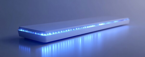 Poster - A sleek, illuminated device designed for modern technology applications.