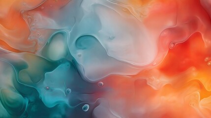Poster - Abstract background with stylized image of waves, sea, ocean. Concept of freedom, peace and movement