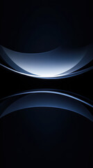 Poster - abstract curves in dark tones create a soothing, modern background design for digital use or artisti