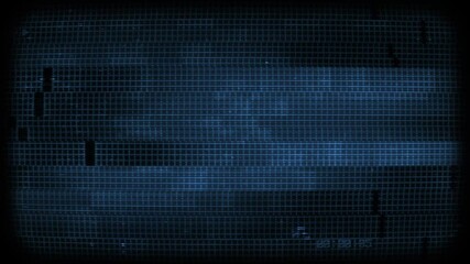 Wall Mural - A looping digital style screen background with data glitch and interference effects.
