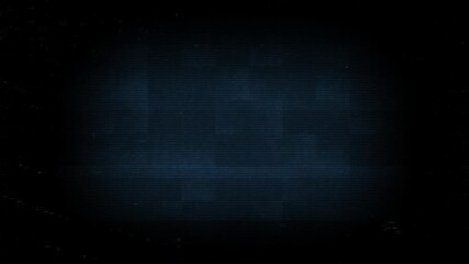Wall Mural - A looping style screen background with data glitch and interference effects.
