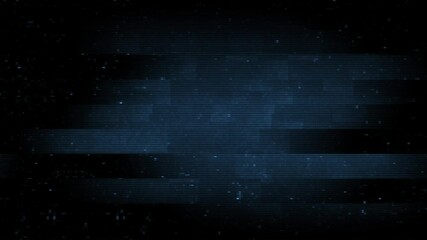 Wall Mural - A looping style screen background with data glitch and interference effects.
