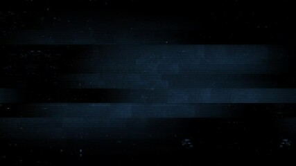 Wall Mural - A looping style screen background with data glitch and interference effects.
