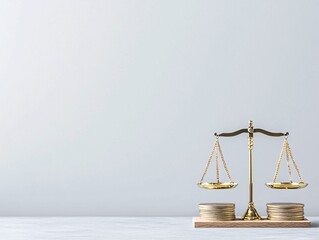 Poster - A scale with a price icon on one side and a value symbol on the other, illustrating price-cost perception. Clean background with room for text or branding.