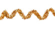 © KimlyPNG - Gold twist and curve tinsel isolate on transparent background