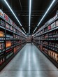 © Achirawee - High-end grocery store with an aisle shot where a shopper considers branded versus generic products, with their hand outstretched toward the more expensive option