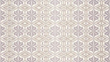  Soft pastel purple wallpaper with subtle geometric shapes in cream and gray, neutral tones, modern, geometric shapes