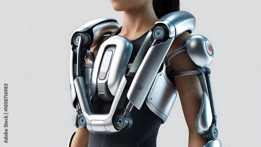 AI powered robotic exoskeleton enhances human mobility and strength ...