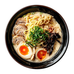 Wall Mural - PNG Japanese tonkotsu ramen soup food meal.