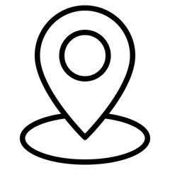 Fototapete - Location pin icon. Map pin place marker. Location icon. Map marker pointer icon set. GPS location symbol collection.	
