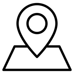Fototapete - Location pin icon. Map pin place marker. Location icon. Map marker pointer icon set. GPS location symbol collection.	
