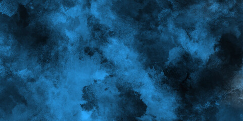 Wall Mural - abstract cloud and vapor texture background. Black and blue smoke aquarelle smudge illustration smooth grungy smokey light pastel colors ink glow. Teal color powder explosion	
