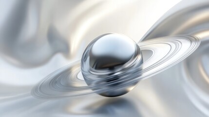 Poster - Saturn amazing phenomenon colorful and powerful swirling clouds