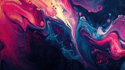 Poster - Hand painted abstract art backgrounds