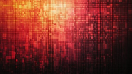 Poster - Abstract gradient background with a pixelated texture effect