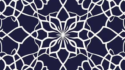 simple vector seamless pattern of a dark blue background with a white