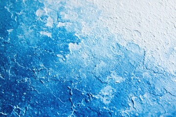 Aufkleber - A close up shot of a blue and white painted wall with detailed texture
