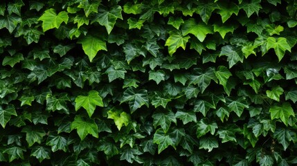 Canvas Print - natural ivy wall