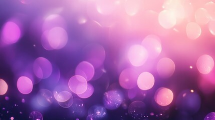 Poster - Blurred background with vibrant purple hues and bokeh effect