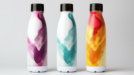 Poster - walled water bottle template