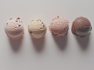 Wall Mural - Scoops of Ice Cream