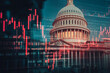 © K2Kstock - Capitol building with digital stock market graph