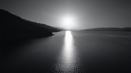 Poster - Sun reflection in water