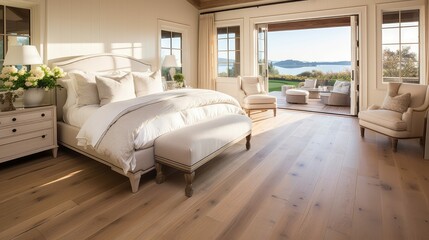 Wall Mural - farmhouse hard wood flooring