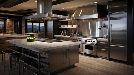 Wall Mural - modern range kitchen