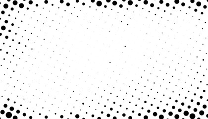Poster - halftone background vector, abstract backdrop design with two tone pattern and copy space for edit y