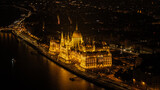 Budapest, Hungary, night in the city