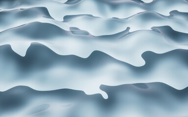 Poster - Abstract wave pattern background, 3d rendering.