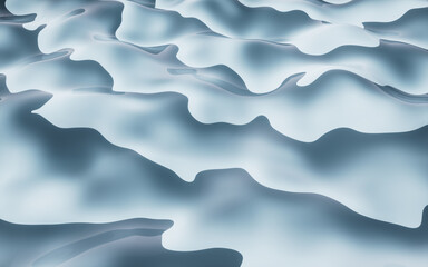 Poster - Abstract wave pattern background, 3d rendering.