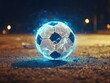 © Goncharenko - Soccer Ball at Night
