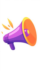 megaphone speaker, Announce Advertisement Poster Background