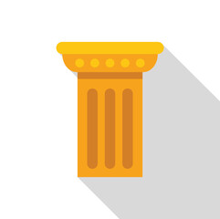 Poster - golden column representing strength, history, and architectural heritage