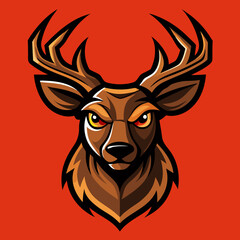 Poster - deer head vector illustration