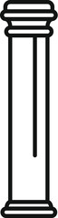 Poster - architectural column standing tall, showcasing classical design and historical significance