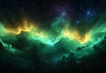 celestial nebulae display