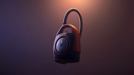 Wall Mural - modern vacuum cleaner floating in 3d space