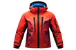 © Maria - Red ski jacket with hood isolated on transparent background